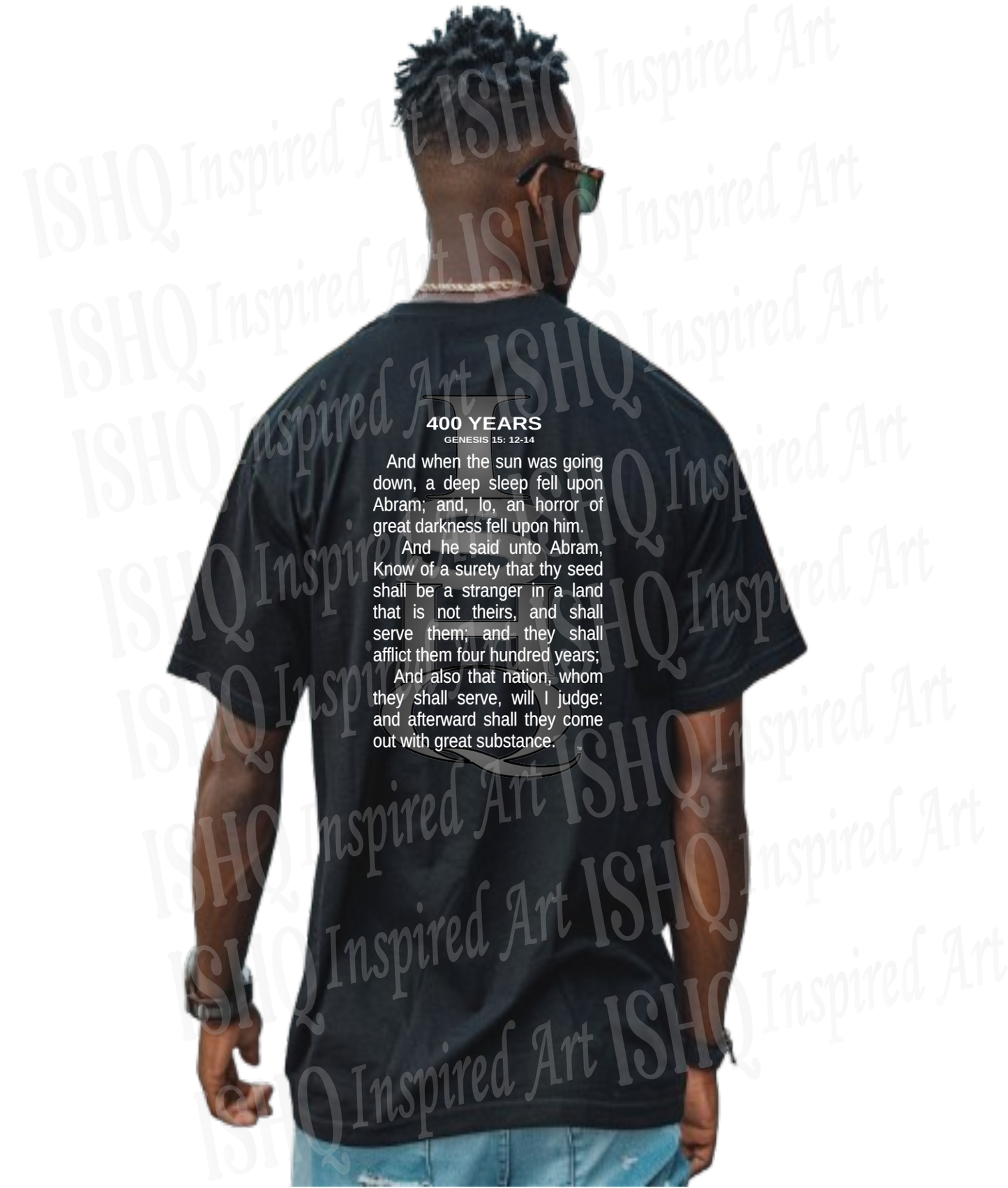 400 Years T-shirt - 6 pcs - Black
