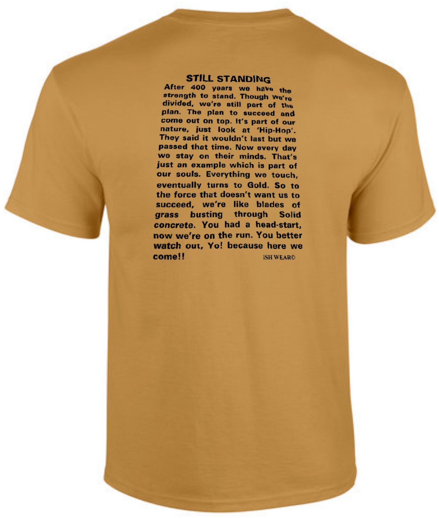 Still Standing T-shirt (1 Dozen Assorted)