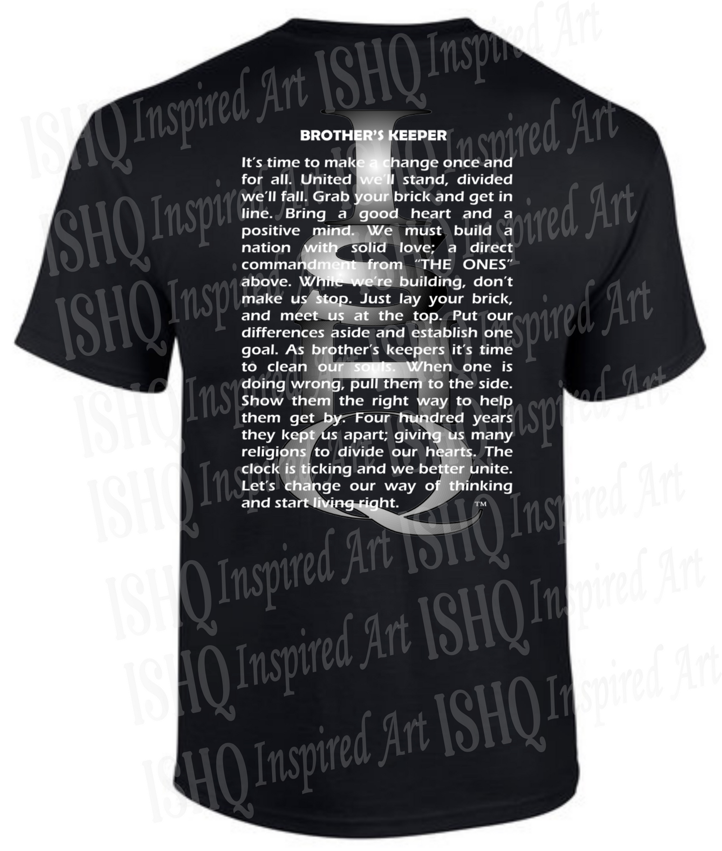 Brother's Keeper T-shirt - Pack of 6 - Black