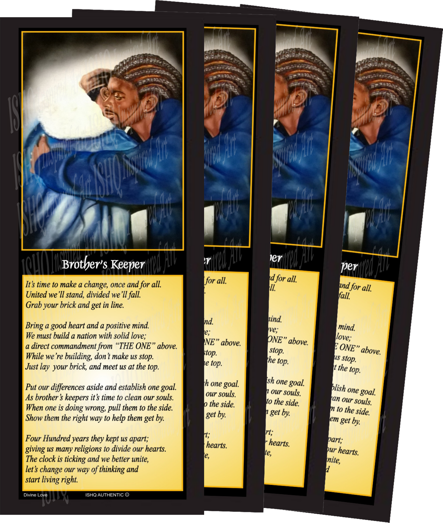 Brother's Keeper Urban Art Poster (4 Pack)