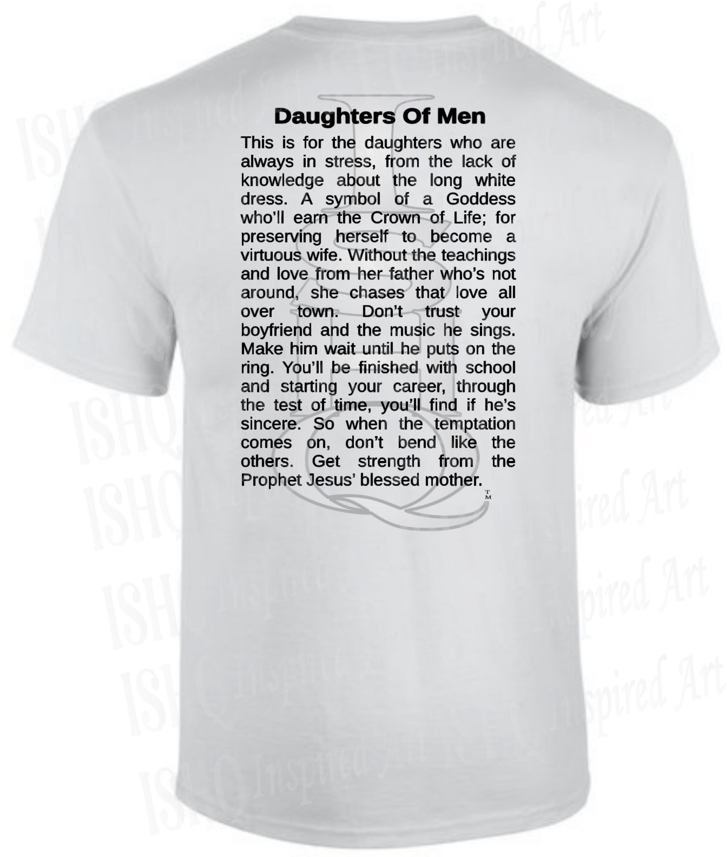 Daughters of Men T-shirt - Pack of 6 - White