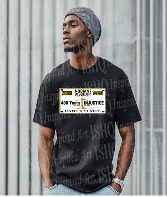 400 Years T-shirt - 6 pcs - Black