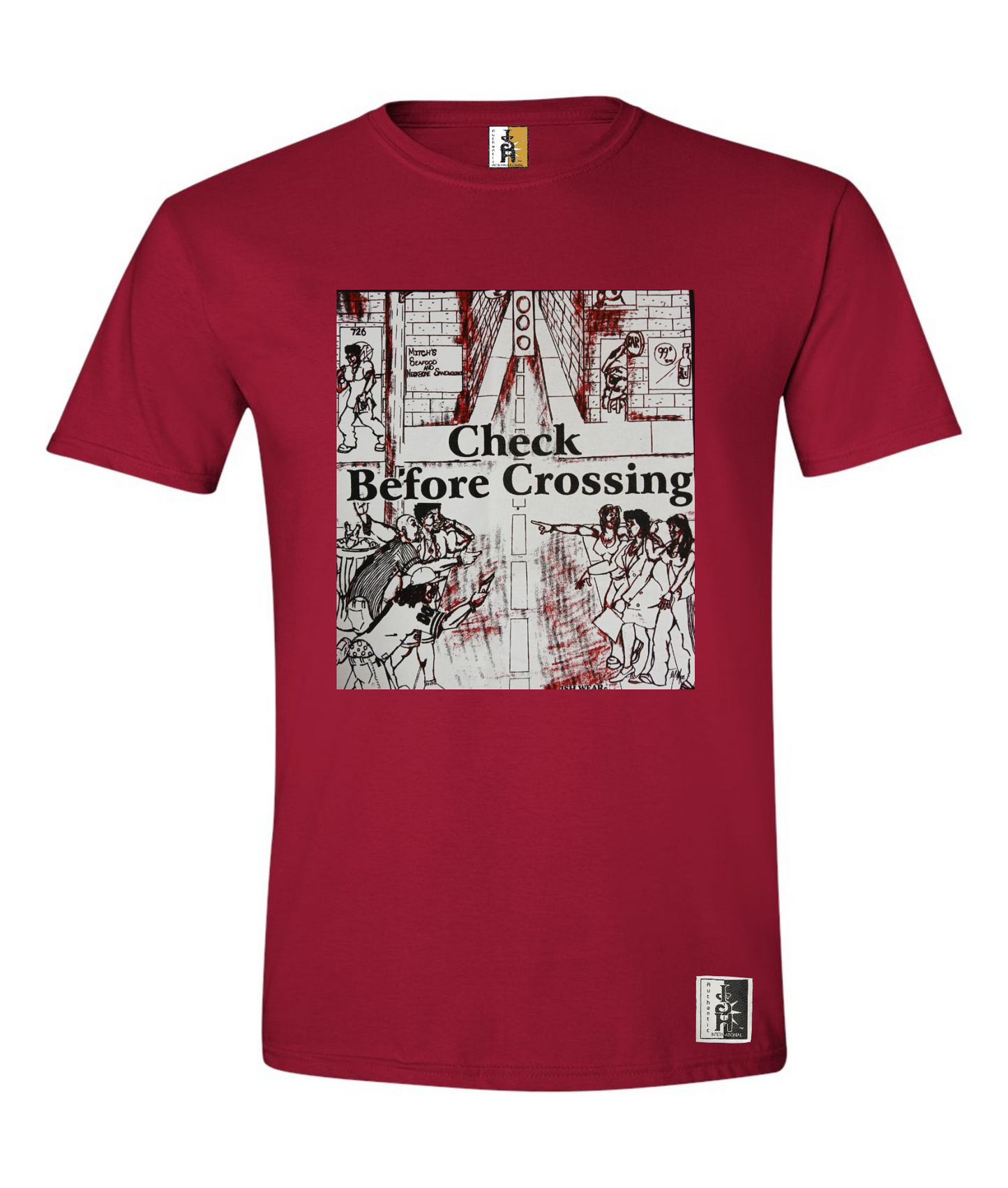 Check Before Crossing T-shirt (6 Shirts Assorted)