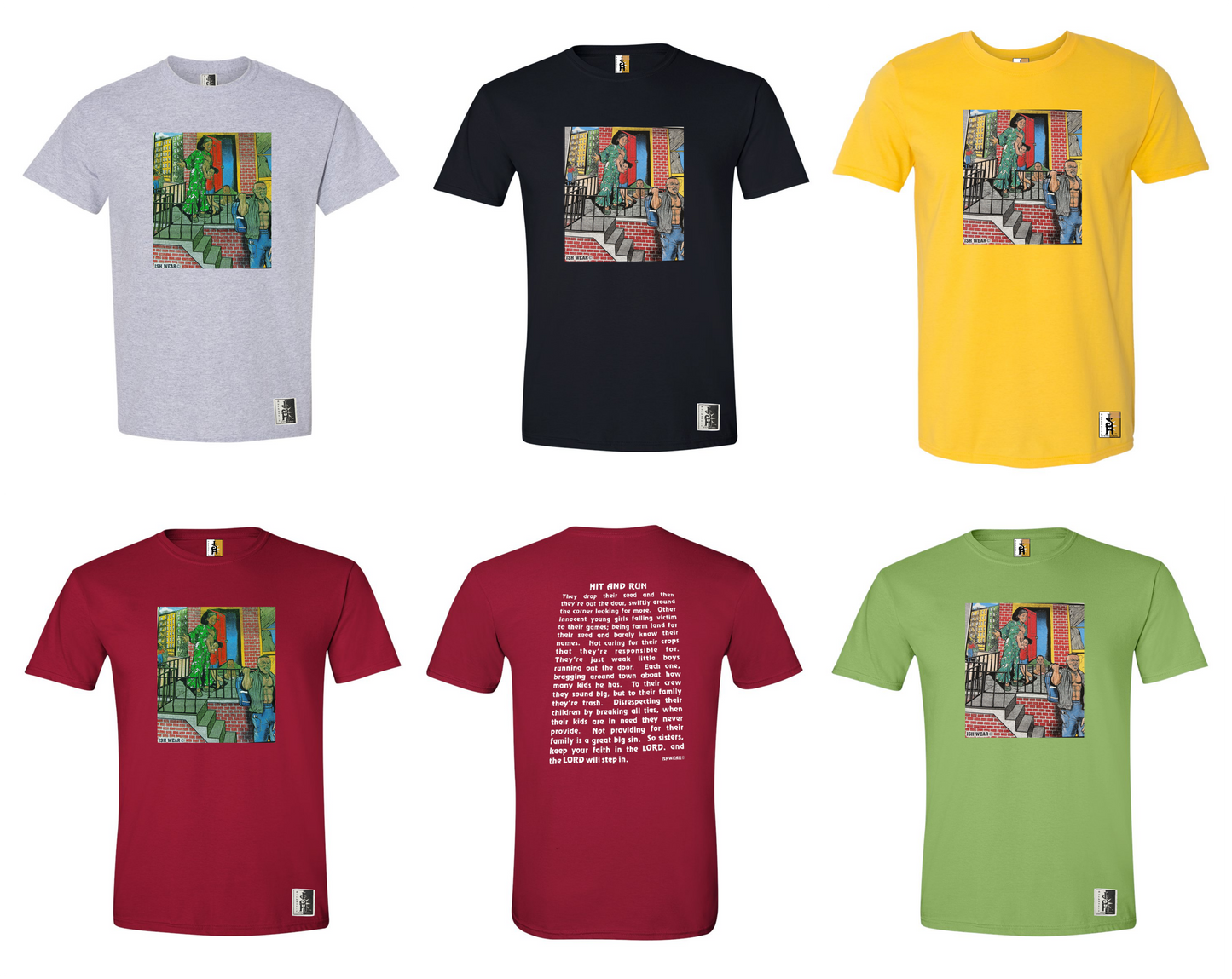 Hit & Run  T-Shirt (1 Dozen Assorted)