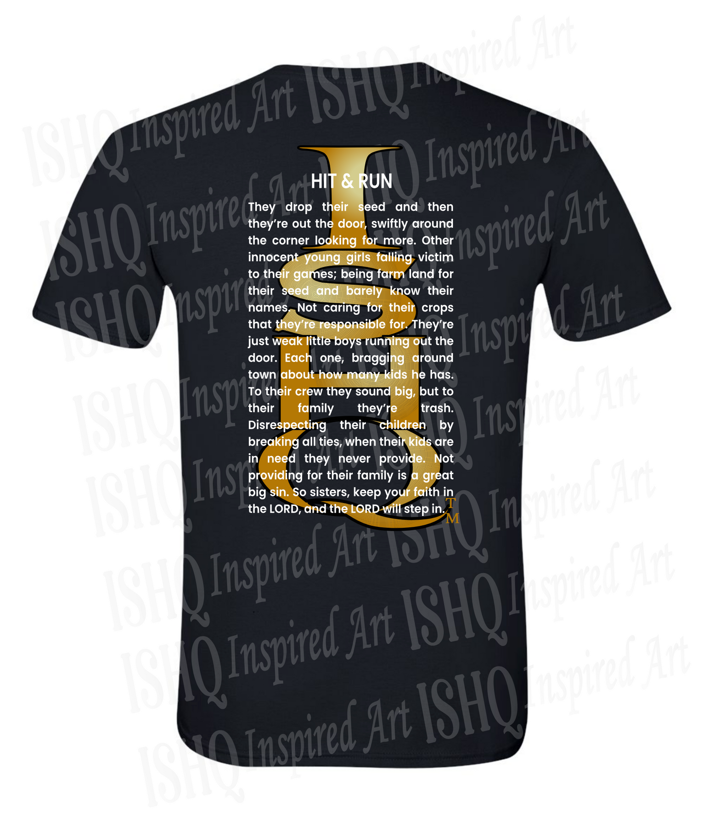 Hit & Run T-shirt - Pack of 6 - Black