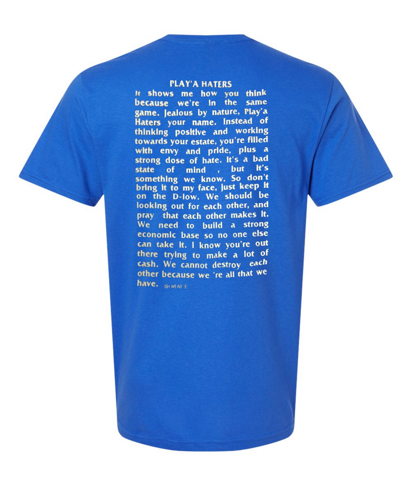 Playa Haters T-shirt (1 Dozen Assorted)
