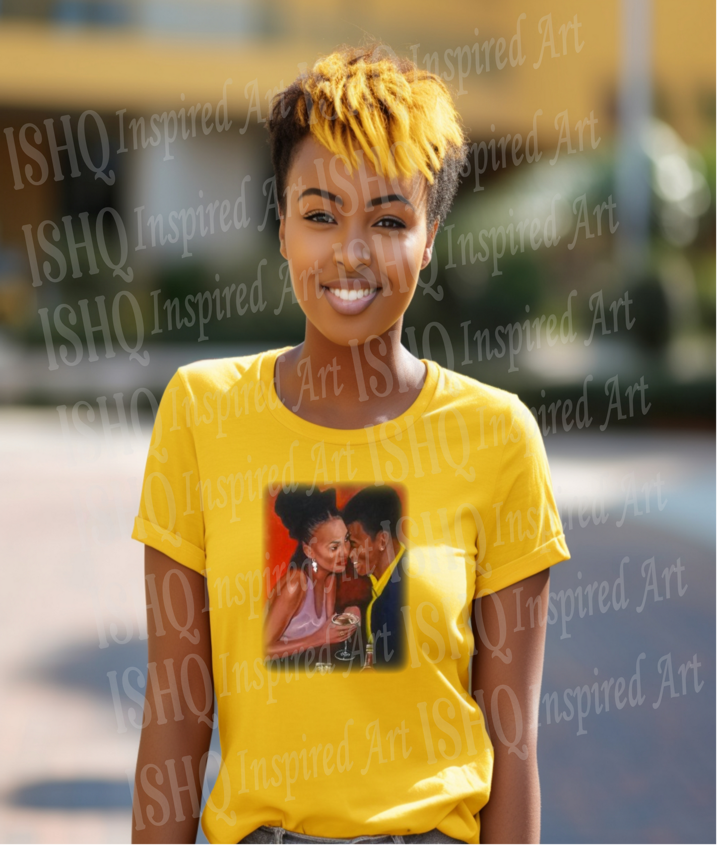 Slippin A Mickey T-shirt - 6 pcs - Yellow