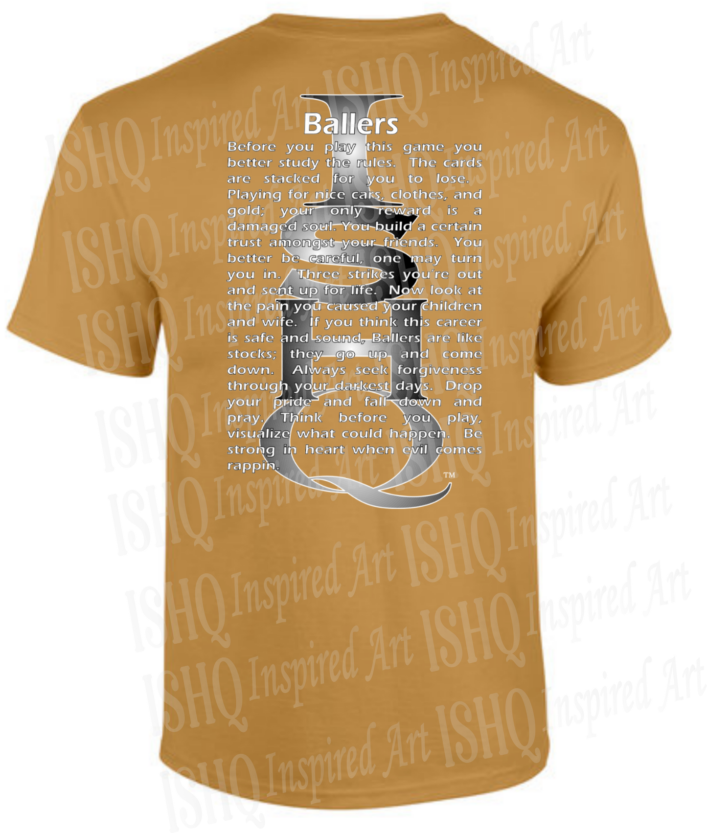 Ballers T-shirt - Pack of 6 - Khaki