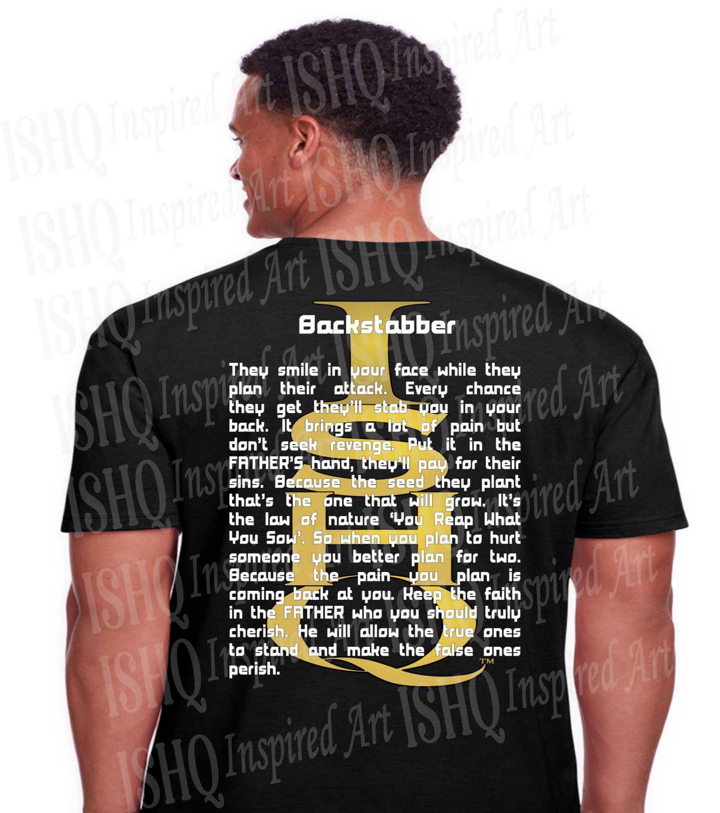 Backstabber T-shirt - Pack of 6 Black