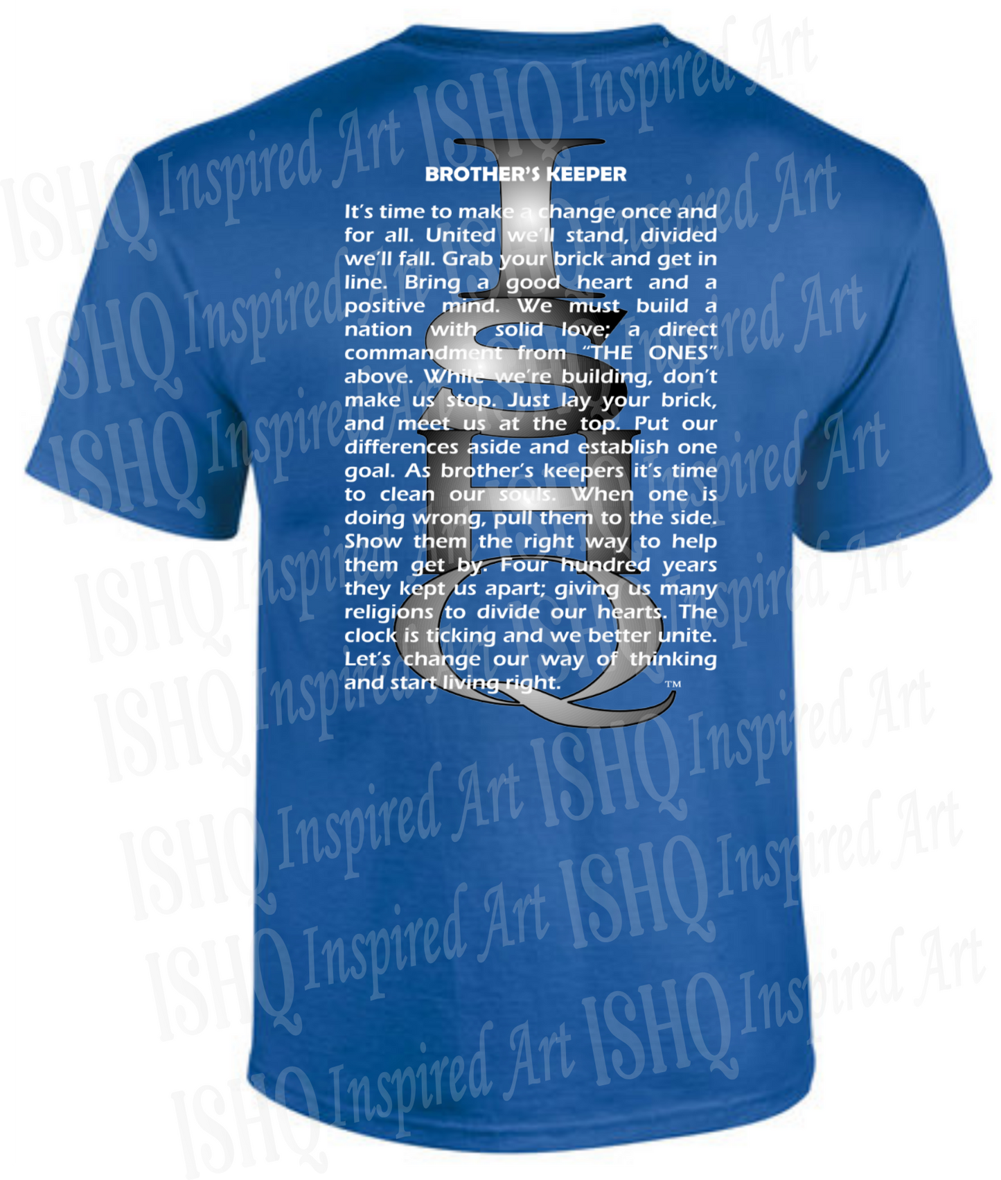 Brother's Keeper T-shirt - Pack of 6 - Royal Blue