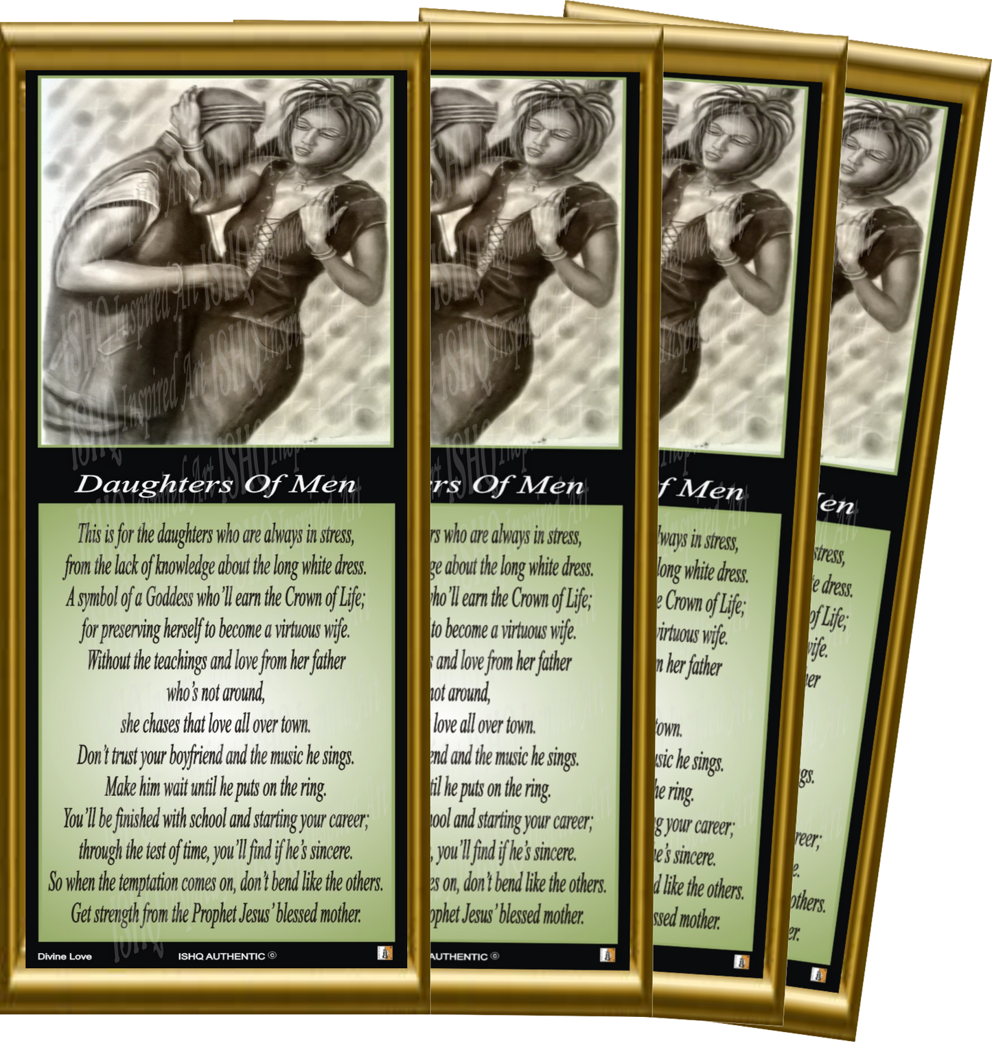 Daughter's Of Men Urban Art Poster (4 Pack)