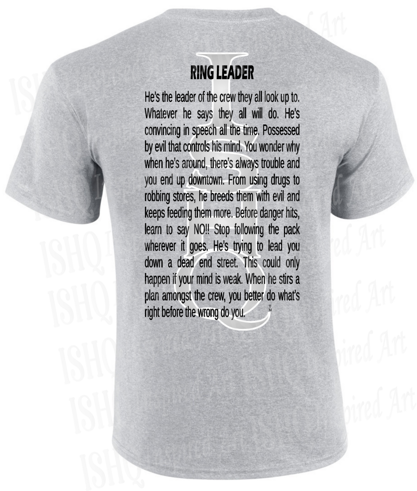 Ring Leader T-shirt - Pack of 6 - Grey