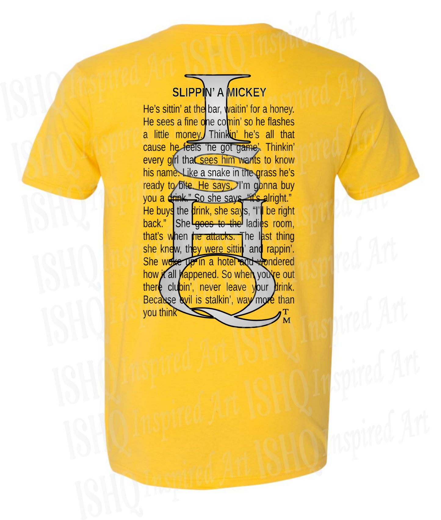 Slippin A Mickey T-shirt - 6 pcs - Yellow