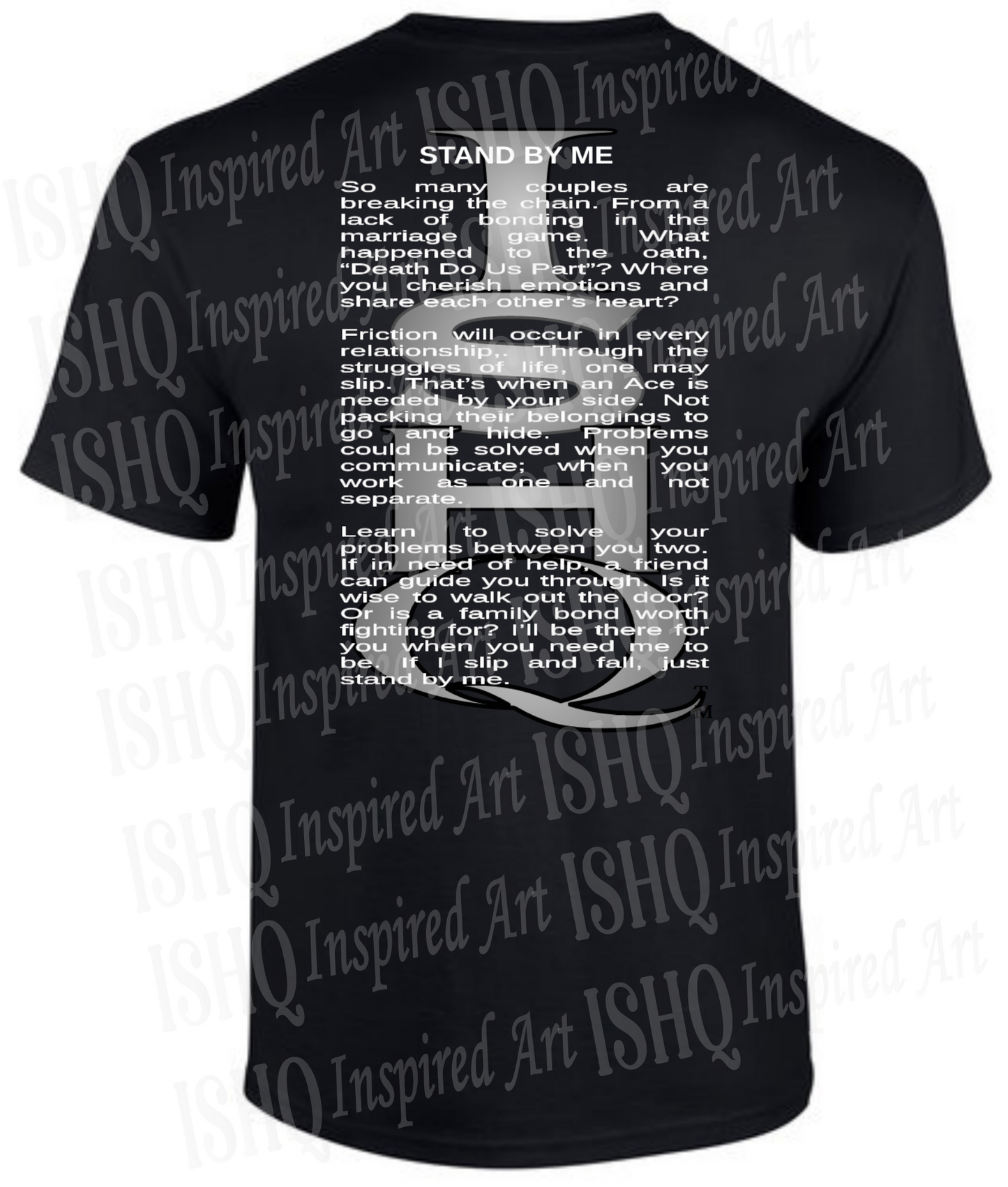 Stand By Me T-shirt - Pack of 6 Black